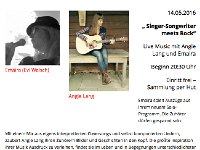 Live Musik Angie Lang  Emaira 14.05.16